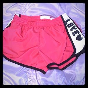 Girls running shorts size large 12